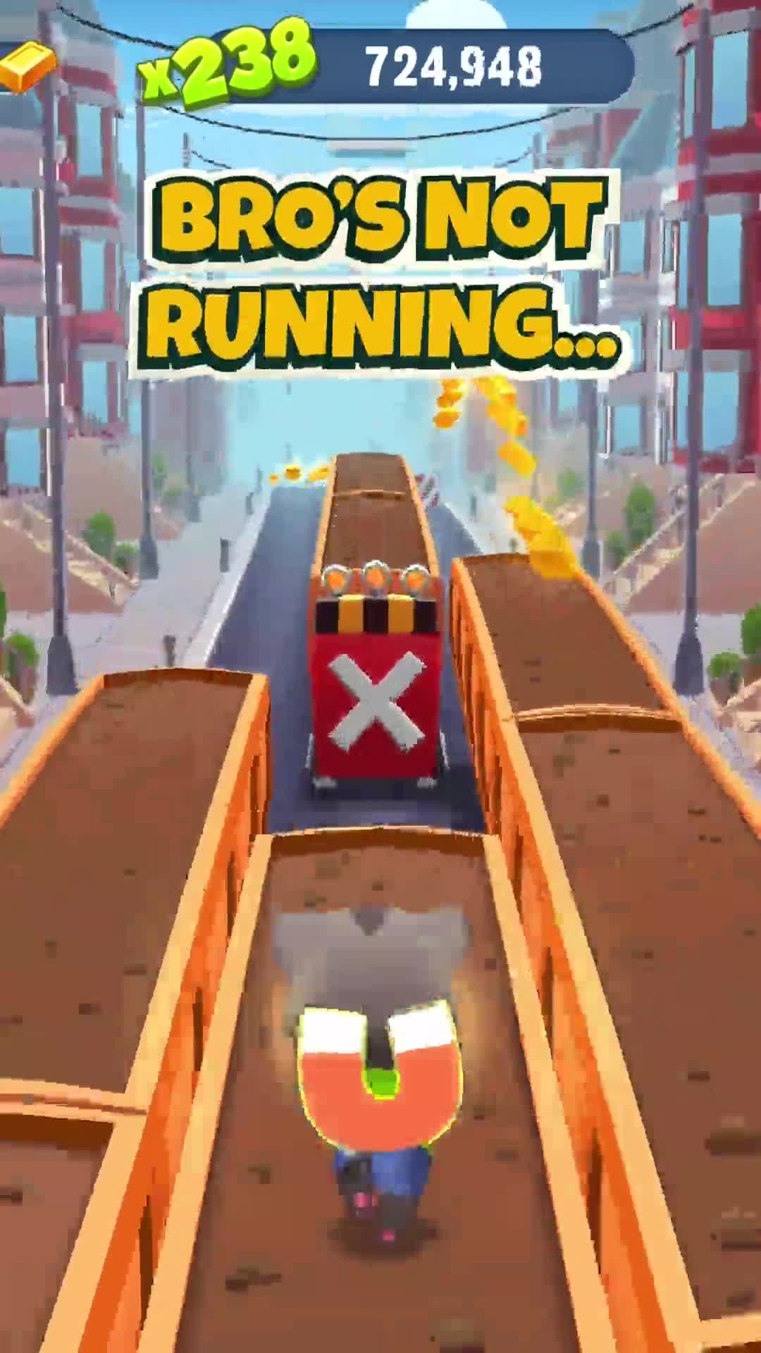 Talking Tom Gold Run advertising creative