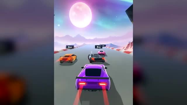 Car Race advertising creative