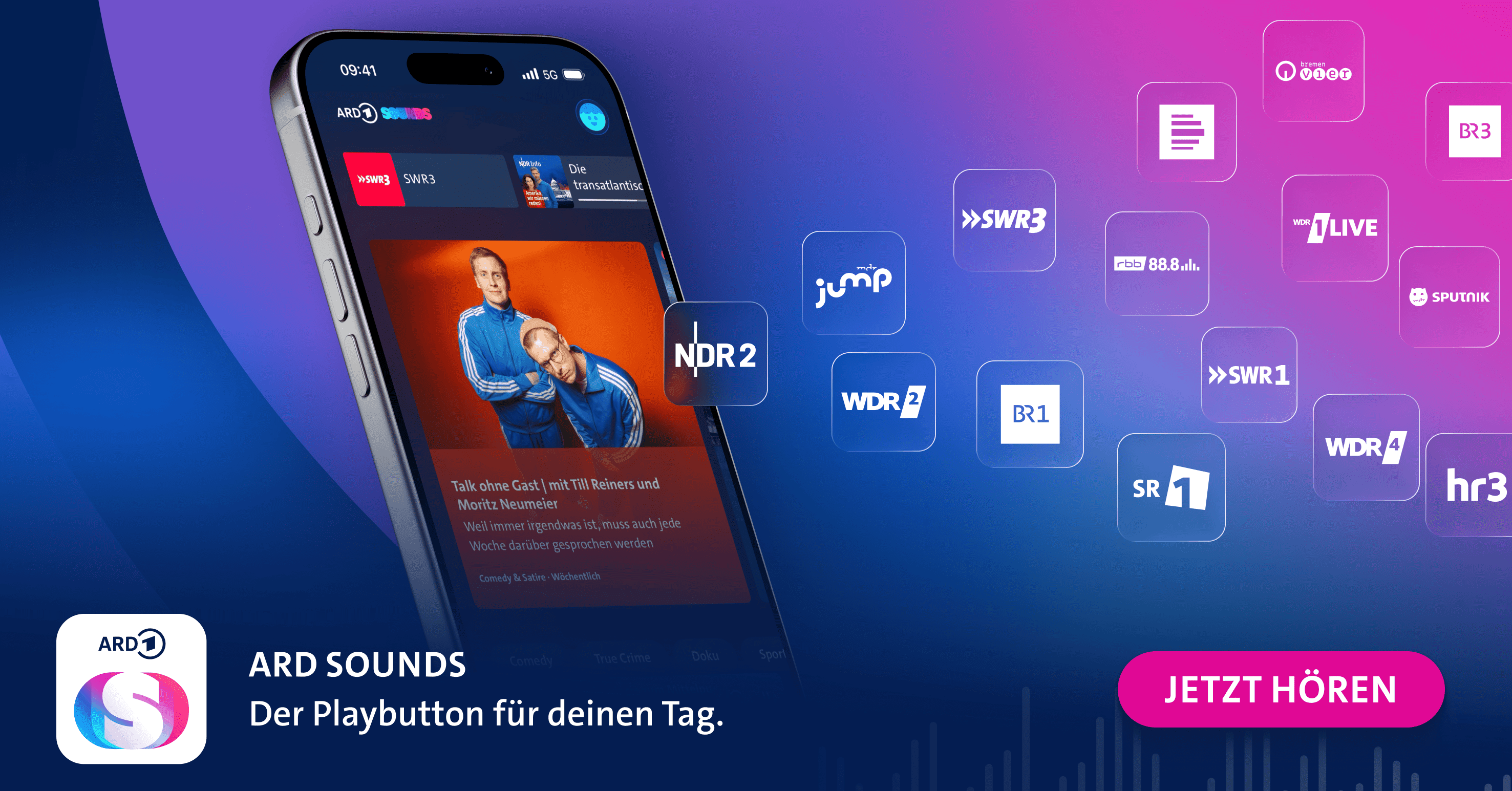 ARD Sounds: Podcast & Radio advertising creative