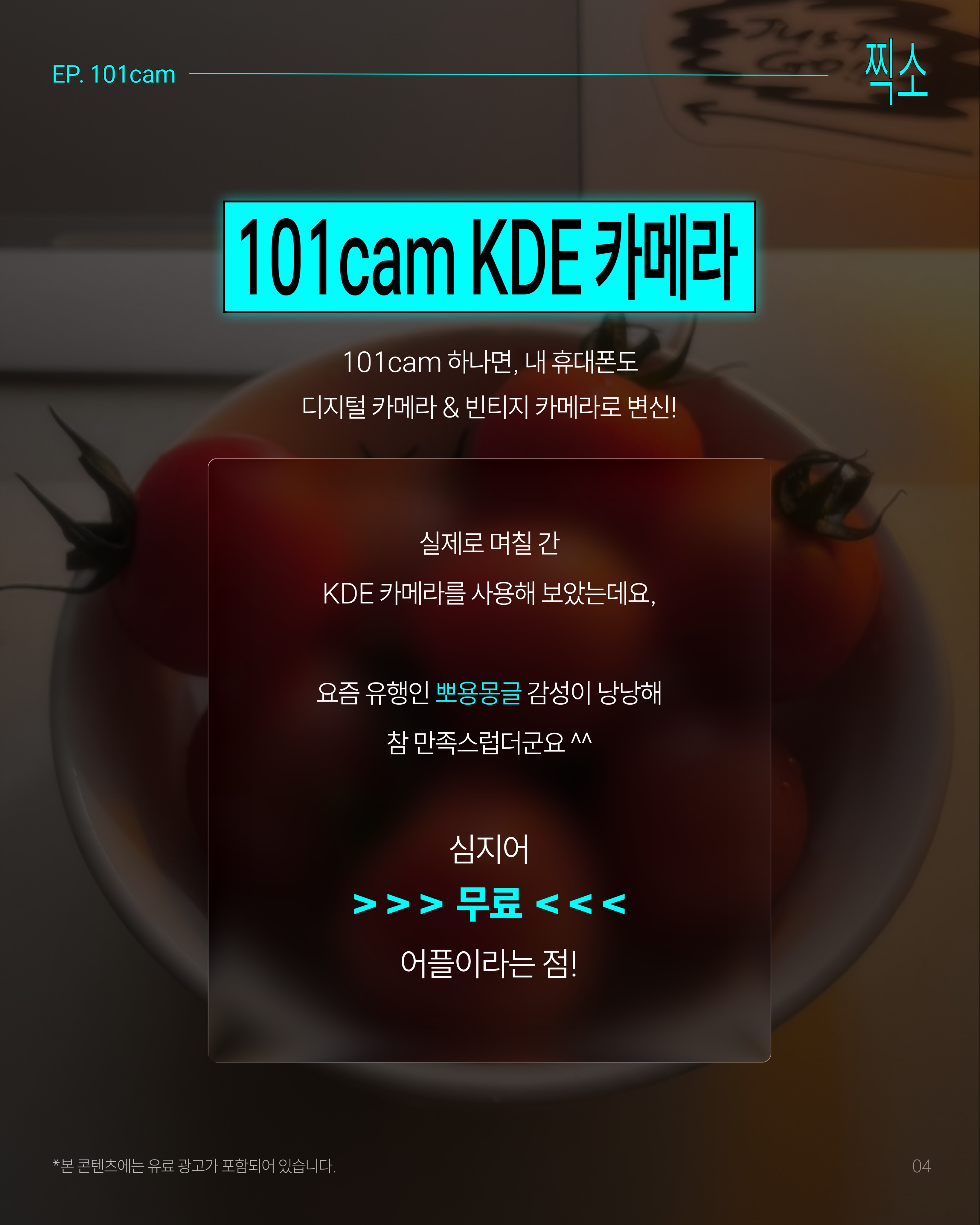 101cam - Film & Digital Camera advertising creative 3