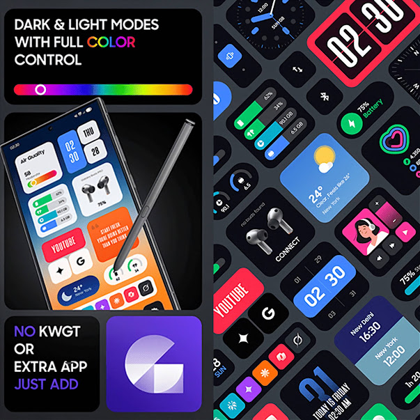 Galaxy Widgets: One UI 广告素材