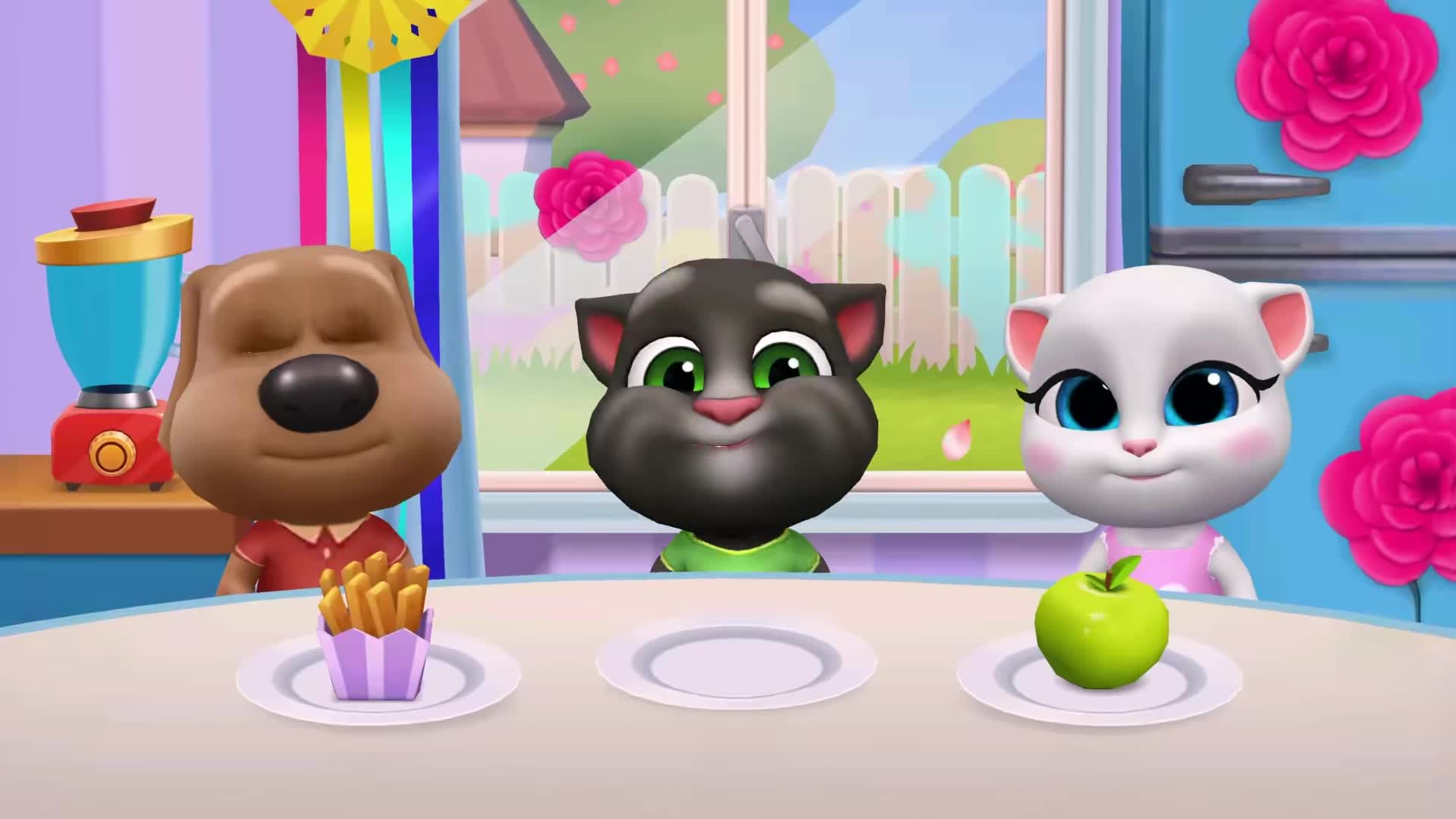 My Talking Tom Friends advertising creative