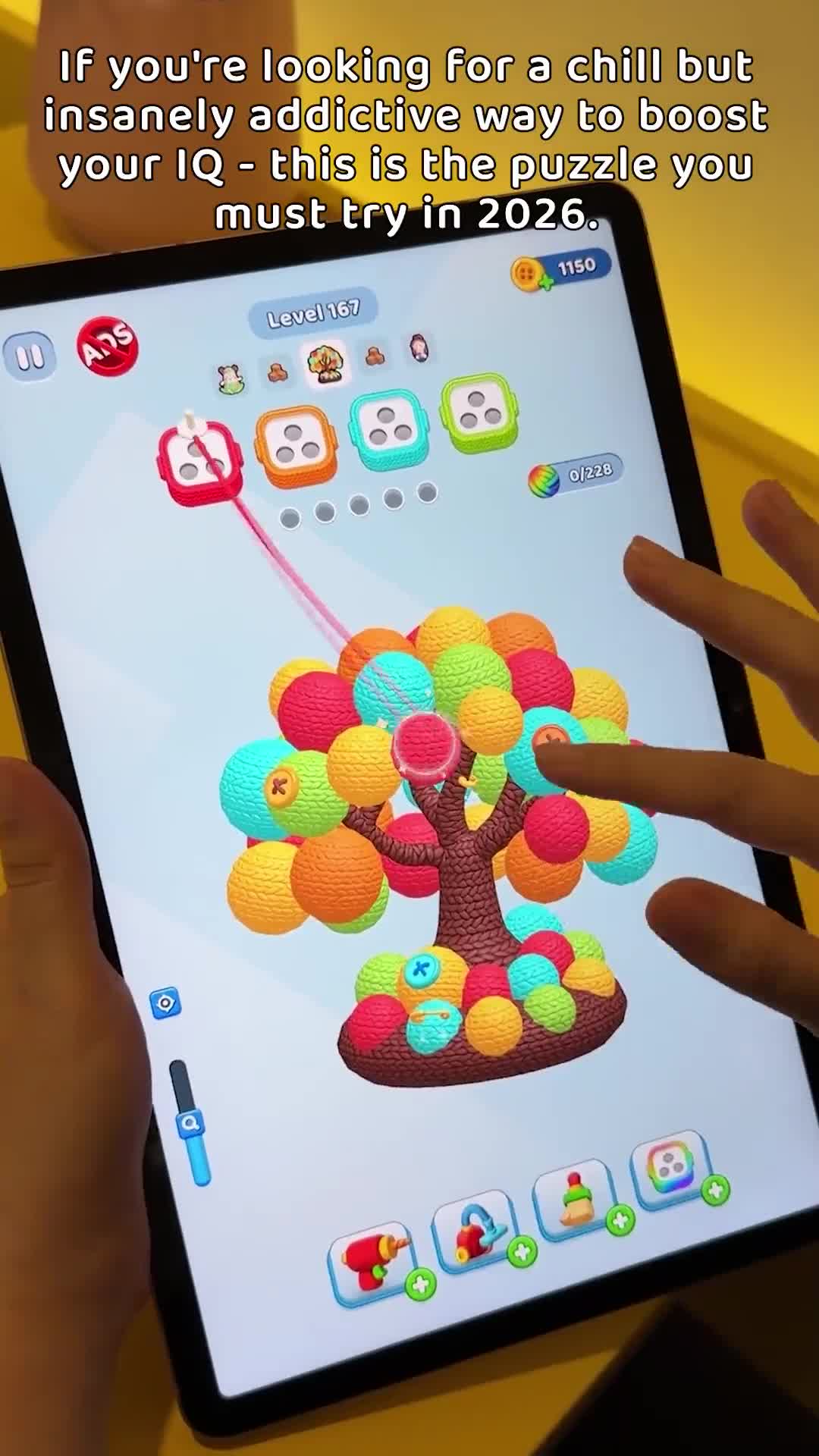 Knit Away ad creative