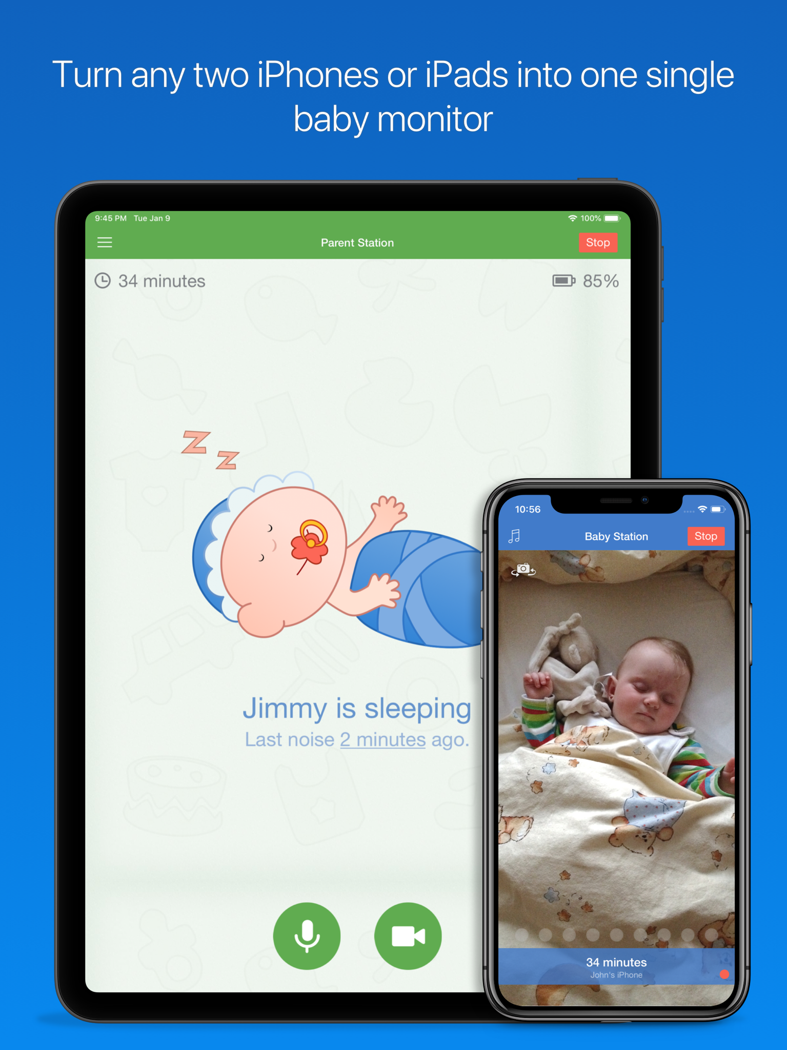 Baby Monitor 3G advertising creative 2