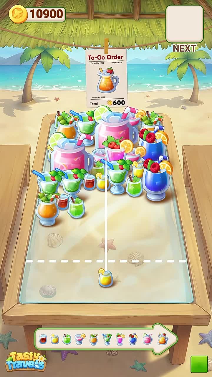 Tasty Travels: Merge Game advertising creative