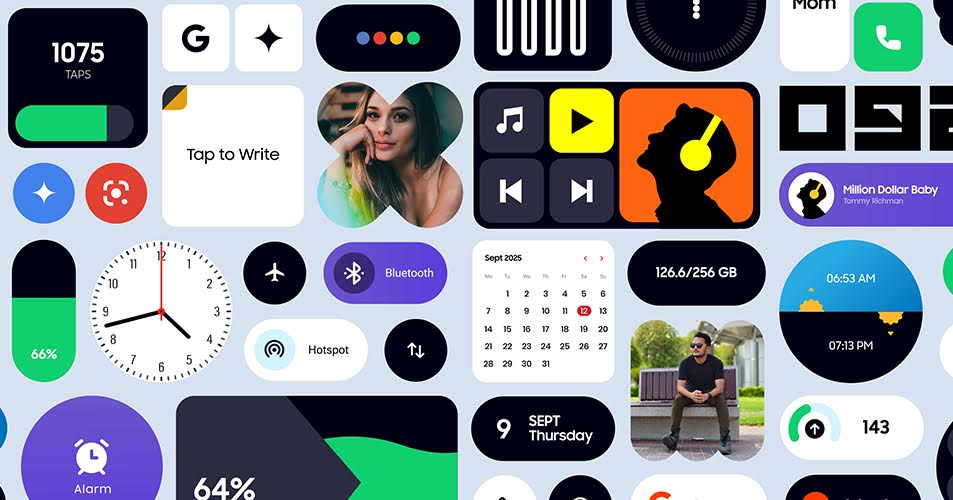 OneUI Widgets 广告素材