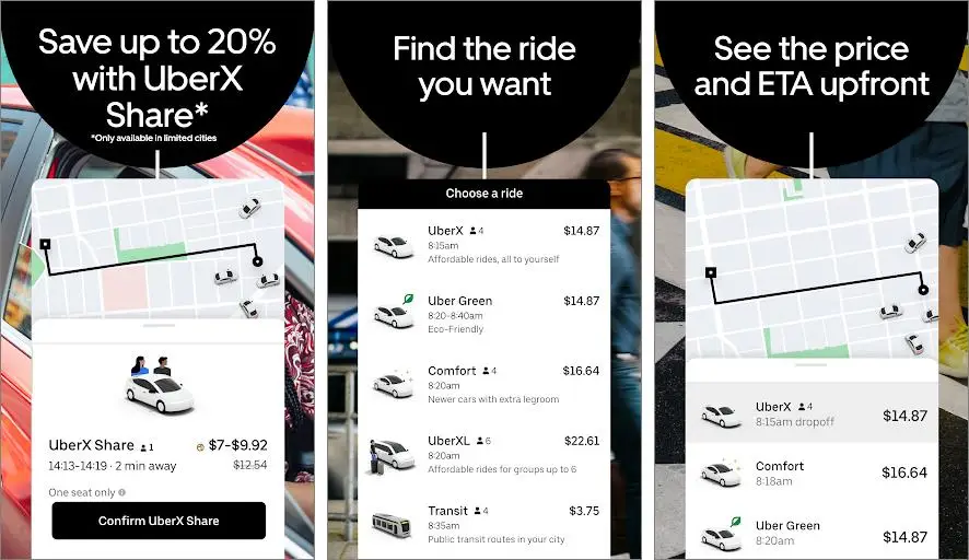 Uber - Request a ride 广告素材