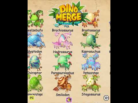 Dino Merge: Jurassic Zoo 广告创意