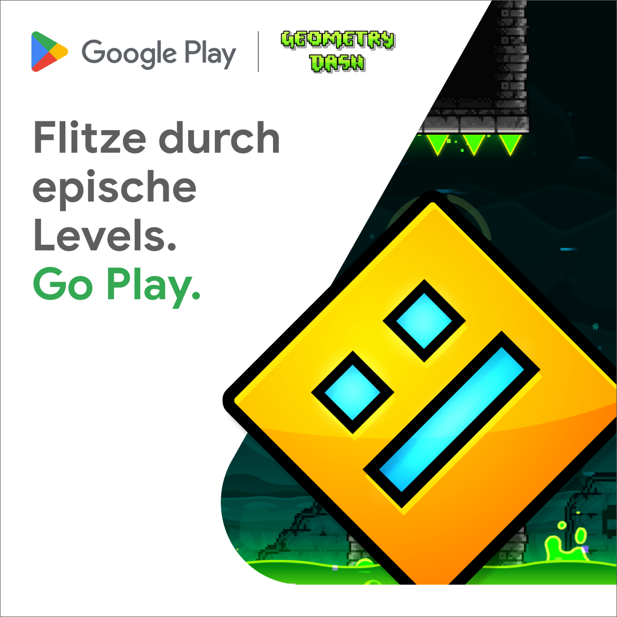 Geometry Dash advertising creative