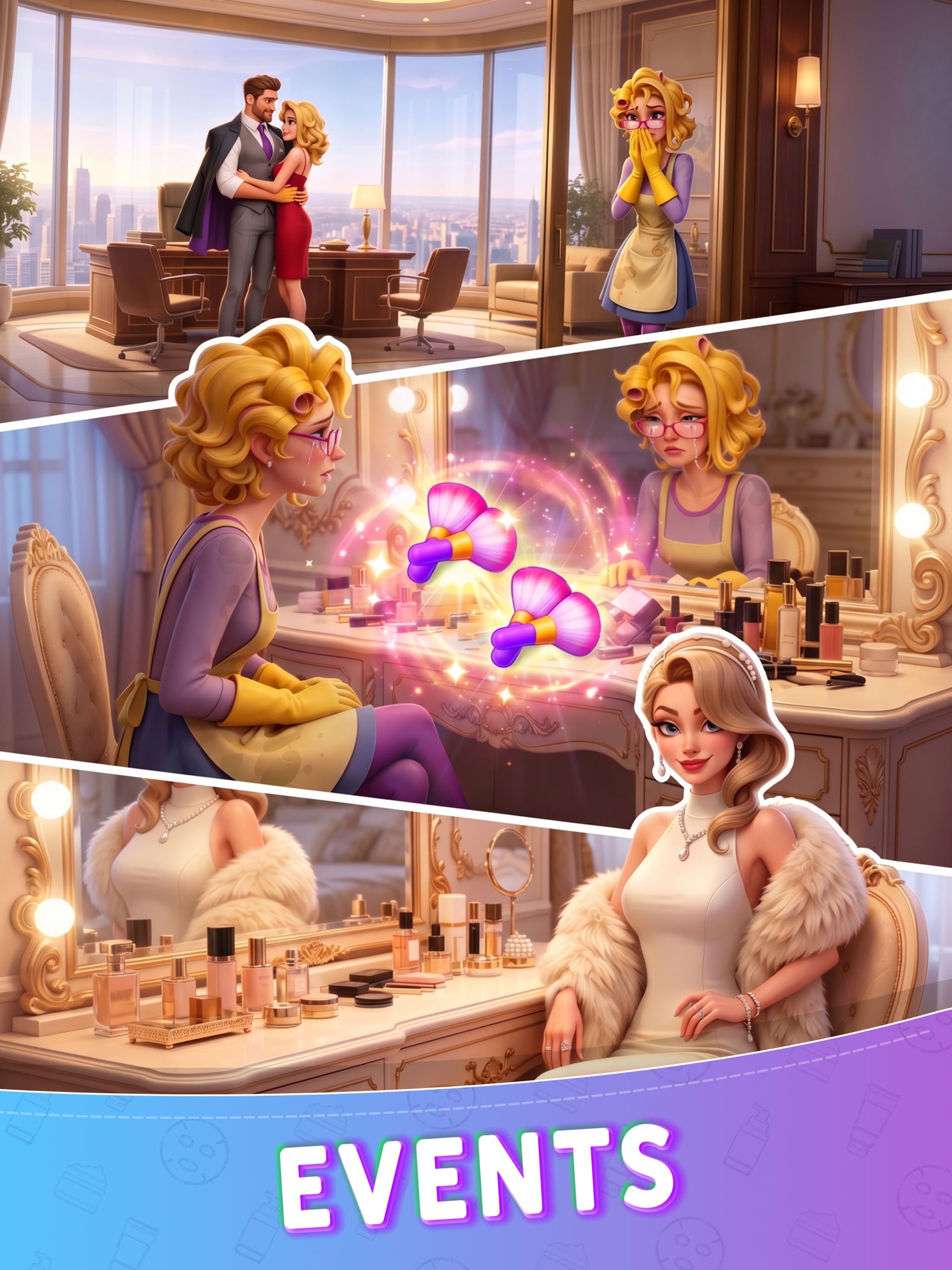 Fallen Beauty: Merge & Story ad creative 1