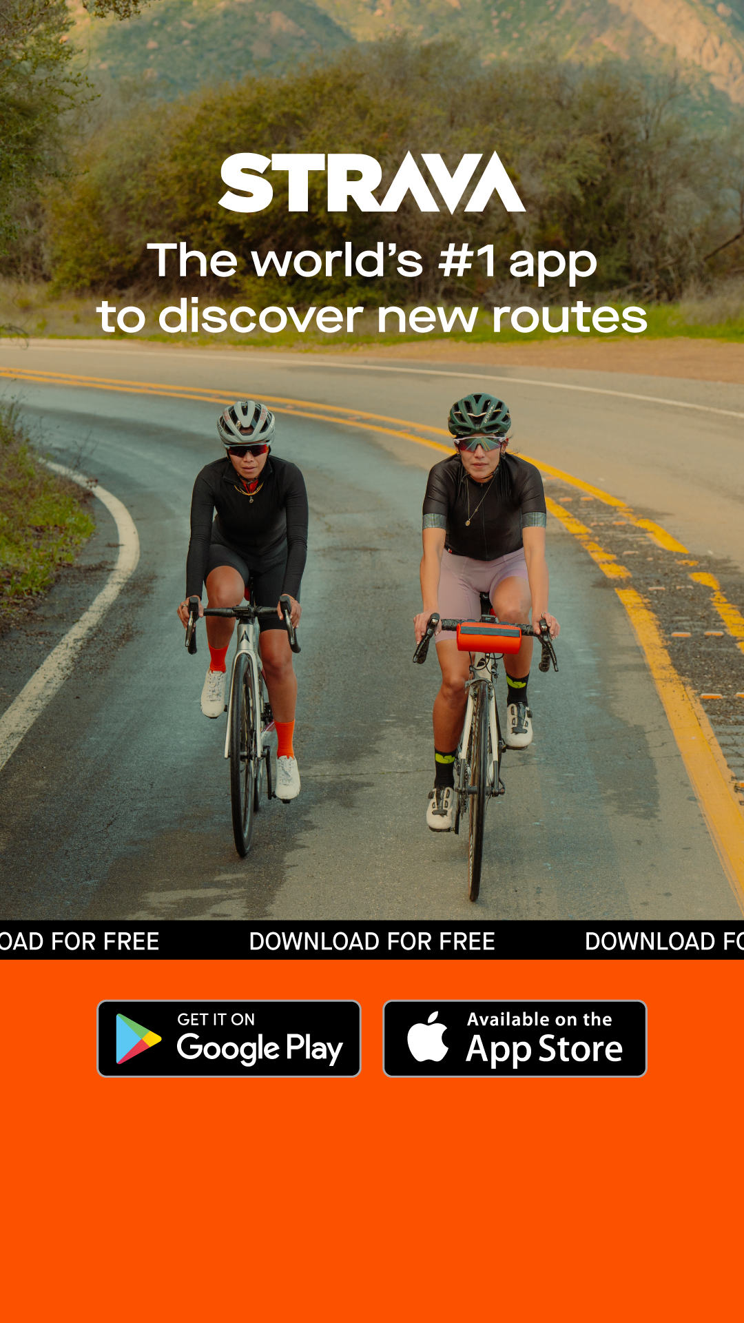 Strava: Run, Bike, Walk 广告素材