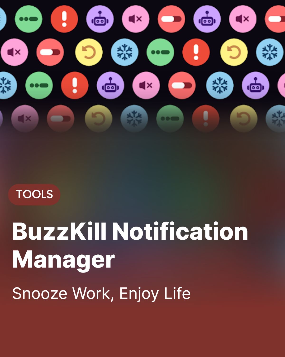 BuzzKill Notification Manager advertising creative