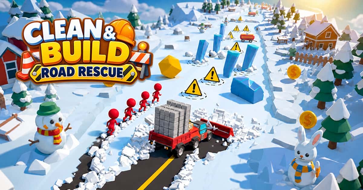 Clean & Build - Road Rescue 广告创意