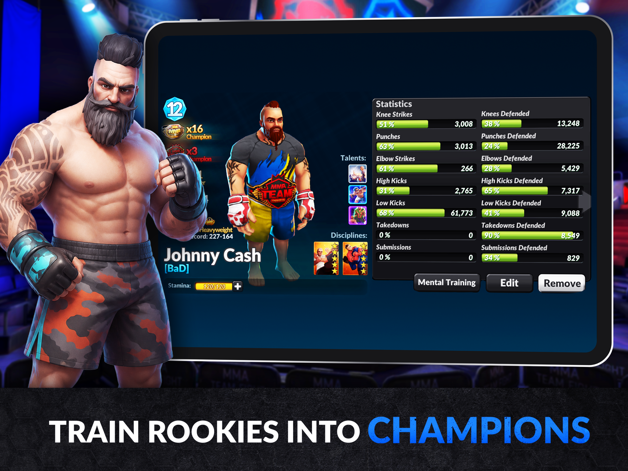 MMA Manager 2: Boxing Training ad creative 1