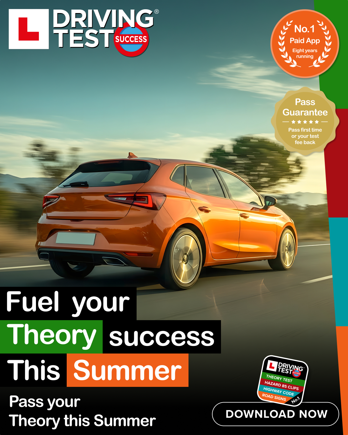 Driving Theory Test 4 in 1 Kit 广告素材