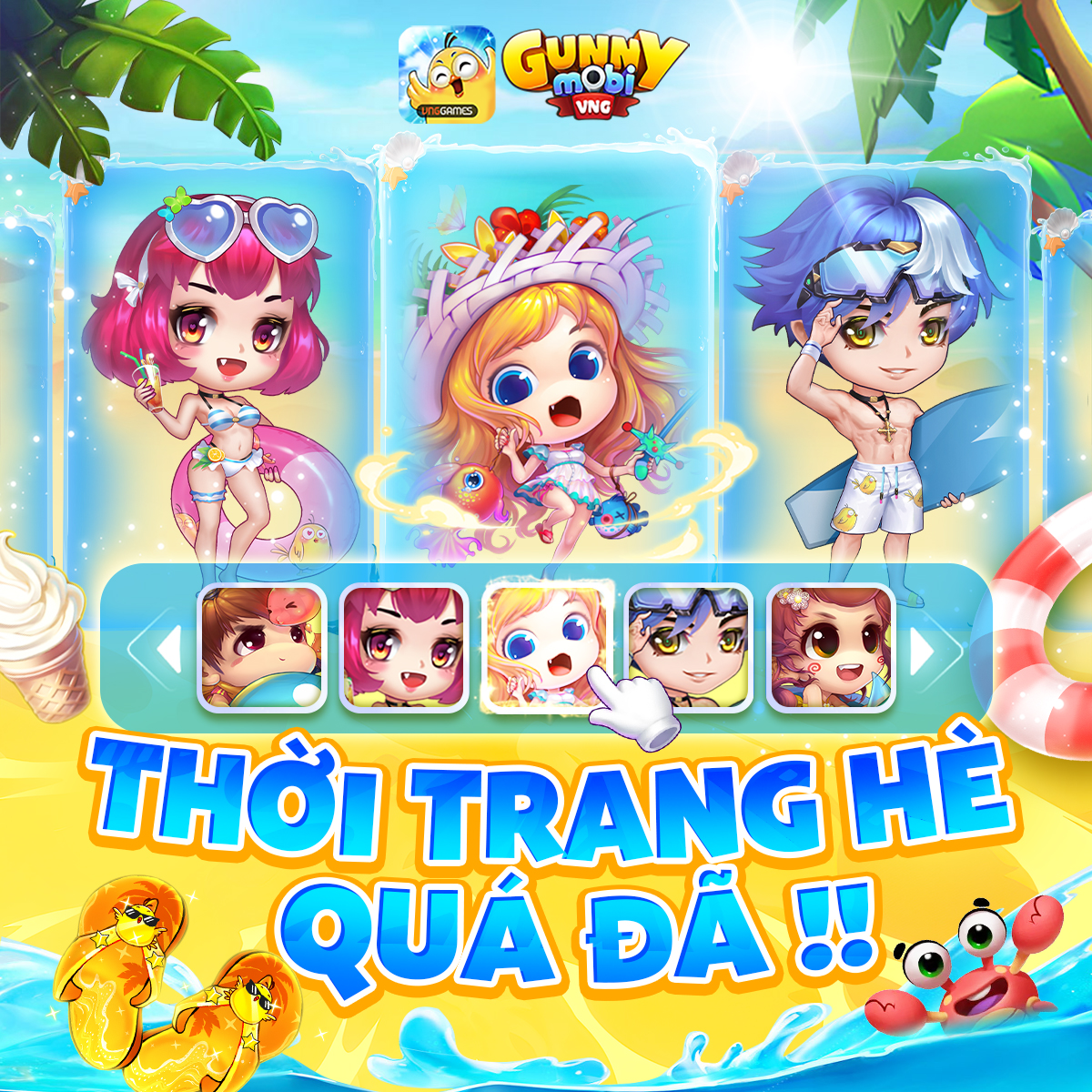 Gunny – Bắn Gà Teen & Chibi 广告创意