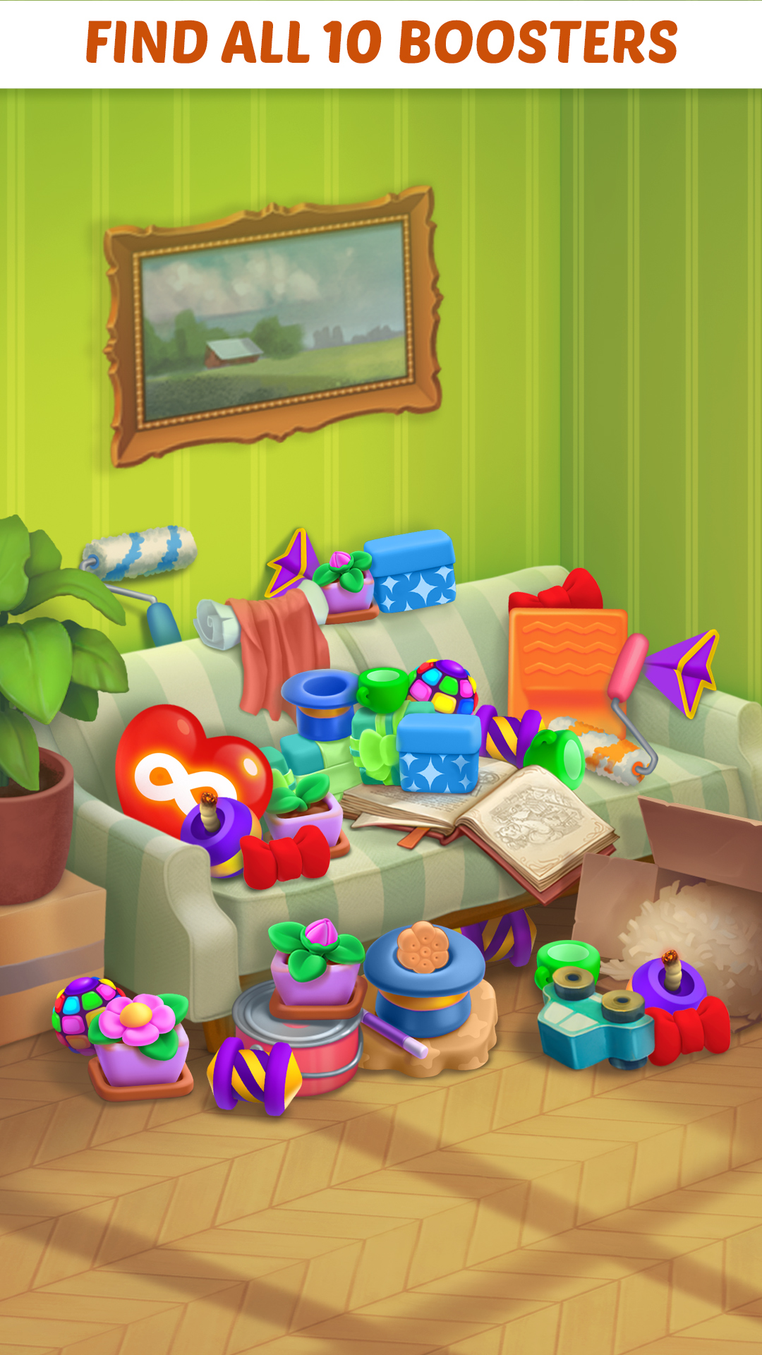 Homescapes: Match 3 Games advertising creative