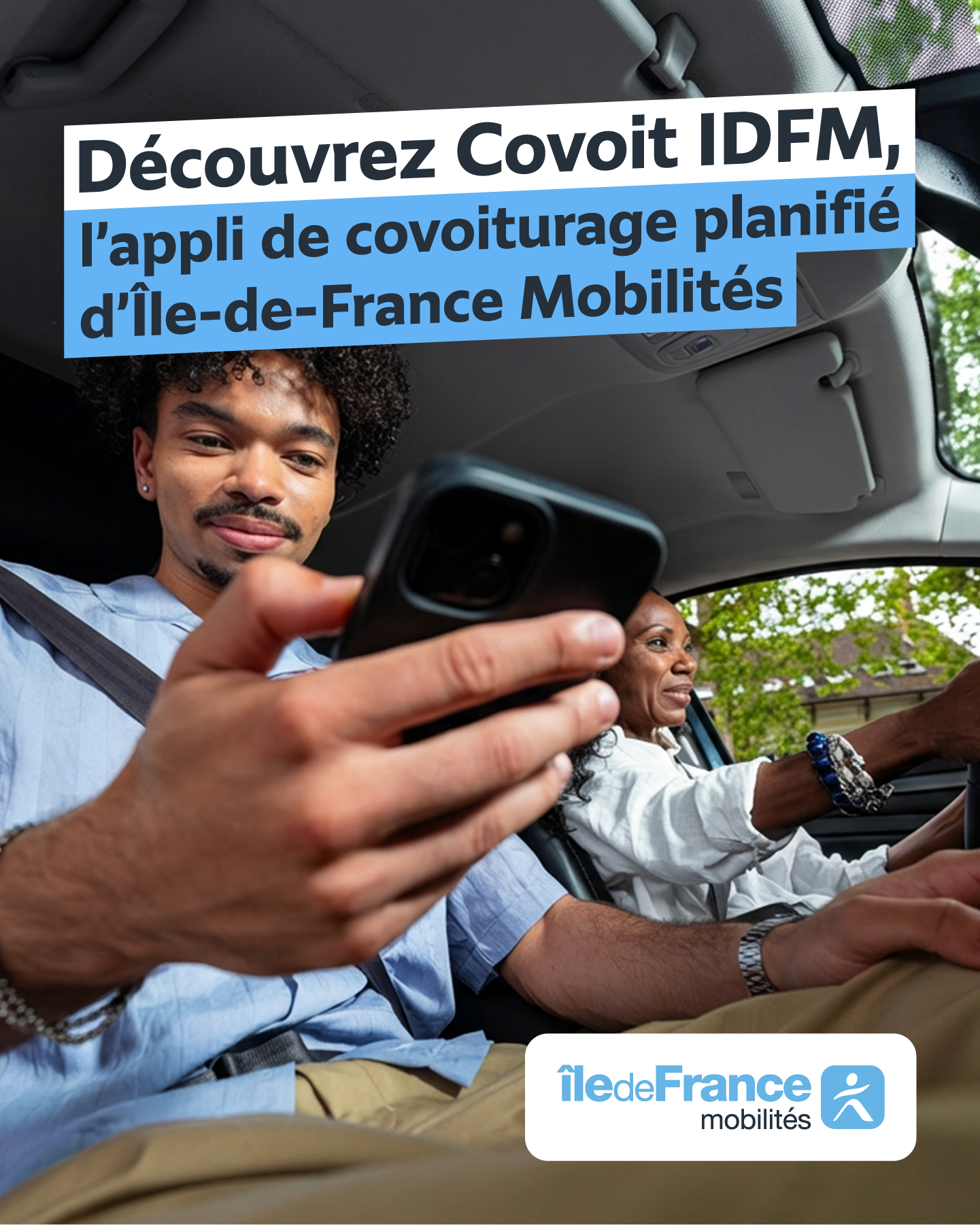 Île-de-France Mobilités advertising creative