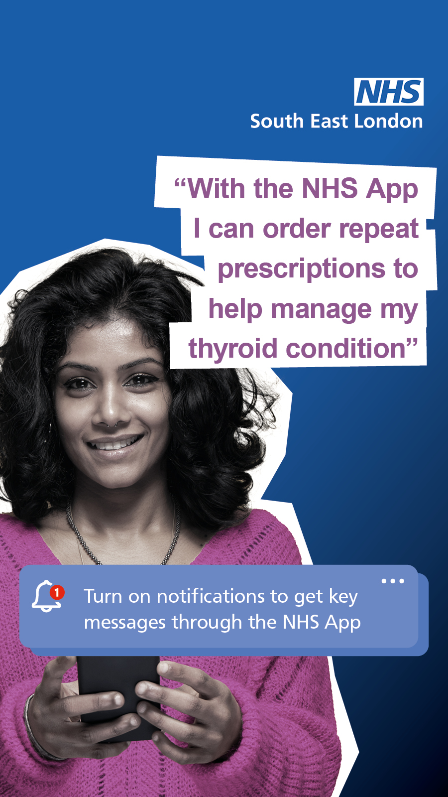 NHS App advertising creative