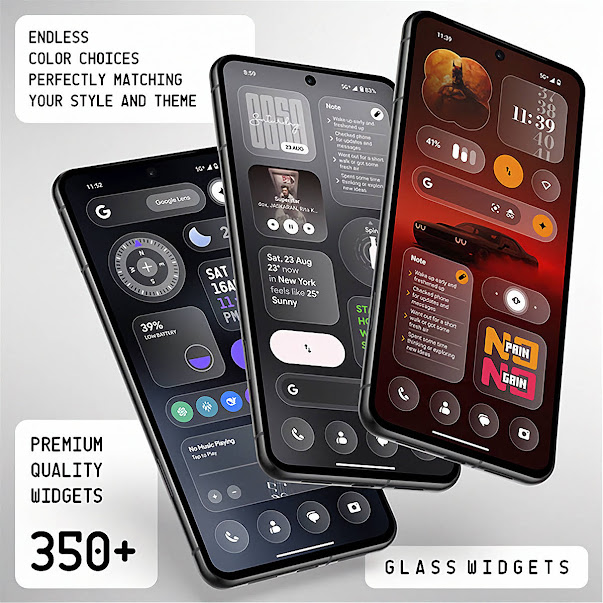 Glass Widgets advertising creative