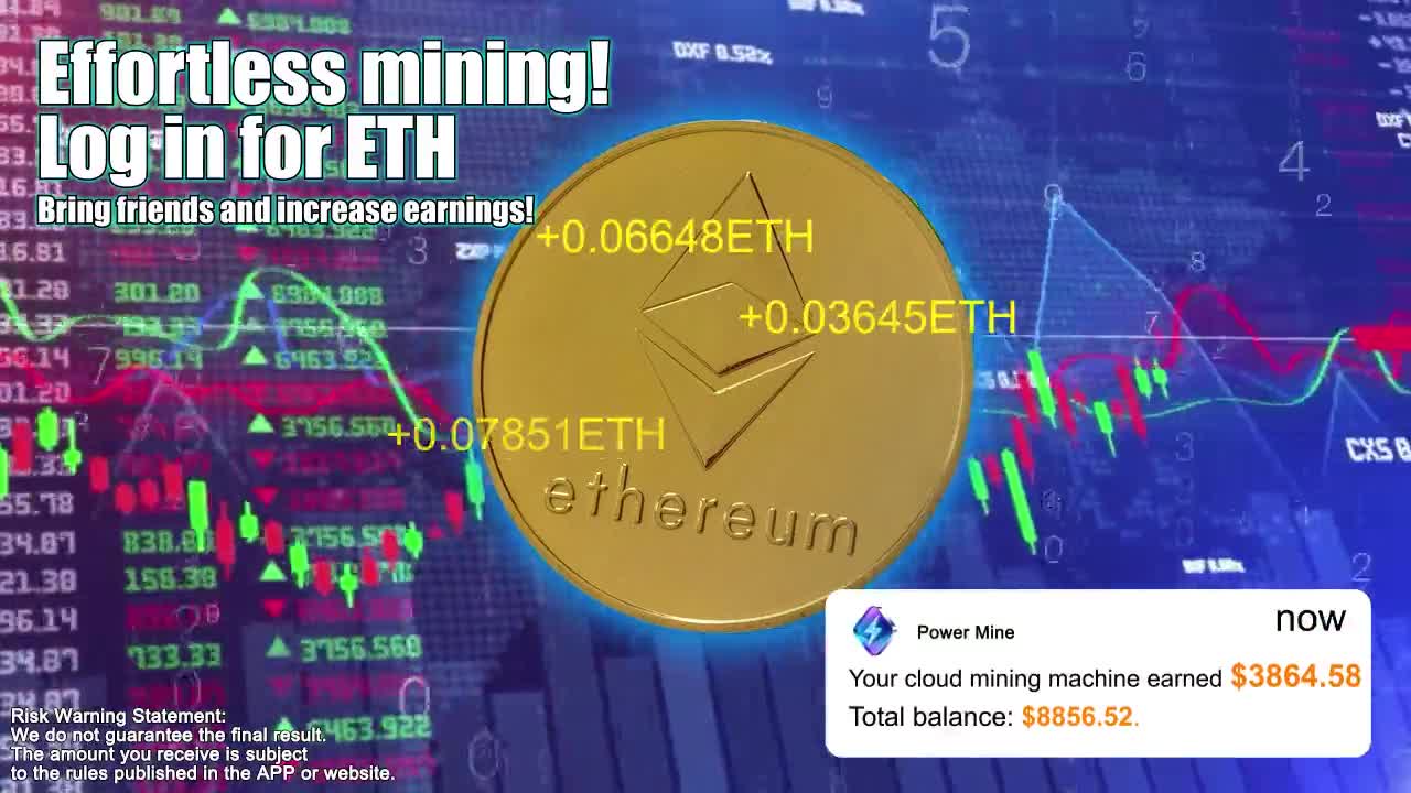 Power Mine ETH Mining ad creative