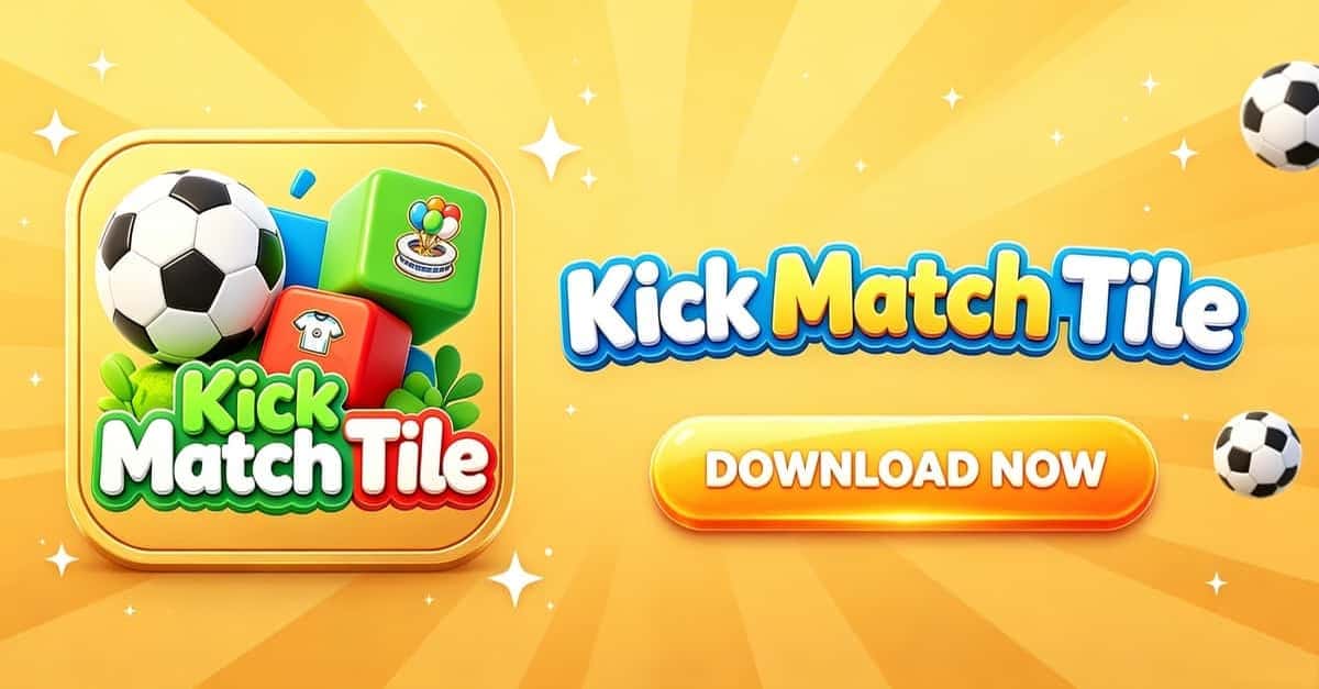 Kick Match Tile ad creative