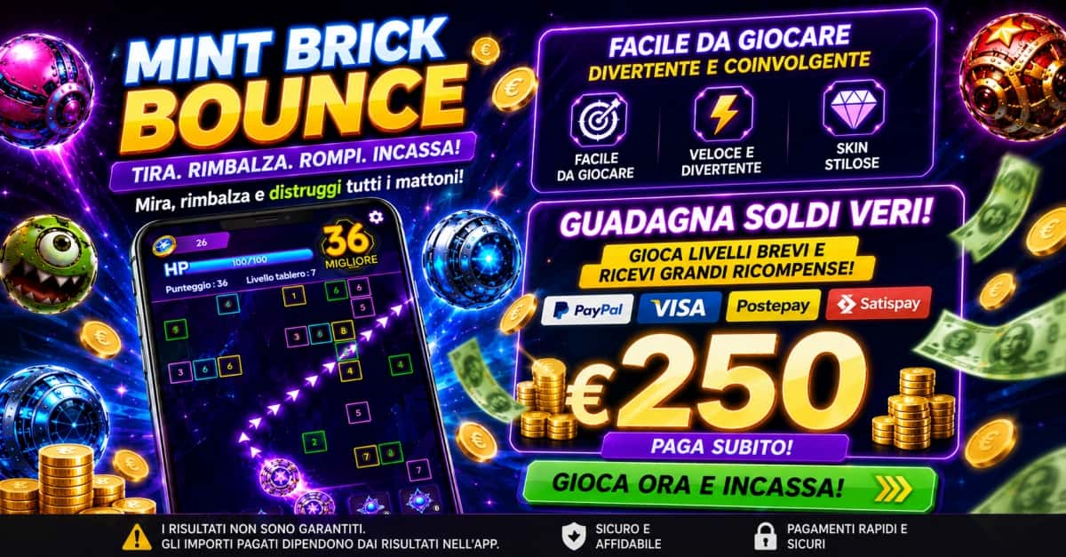 Mint Brick Bounce 广告创意