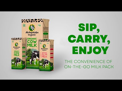 Akshayakalpa Organic Milk ad creative