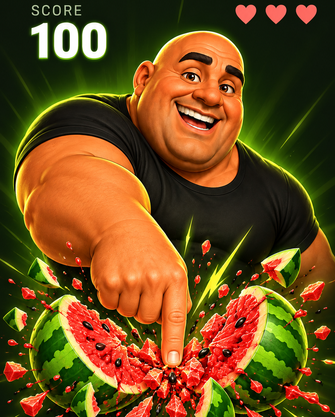 Abi Smash: Watermelon Smash 广告素材