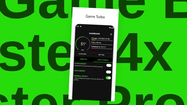 Game Booster 4x Faster Pro 广告素材