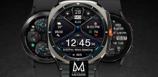 MD326 3D Modern Watch Face advertising creative
