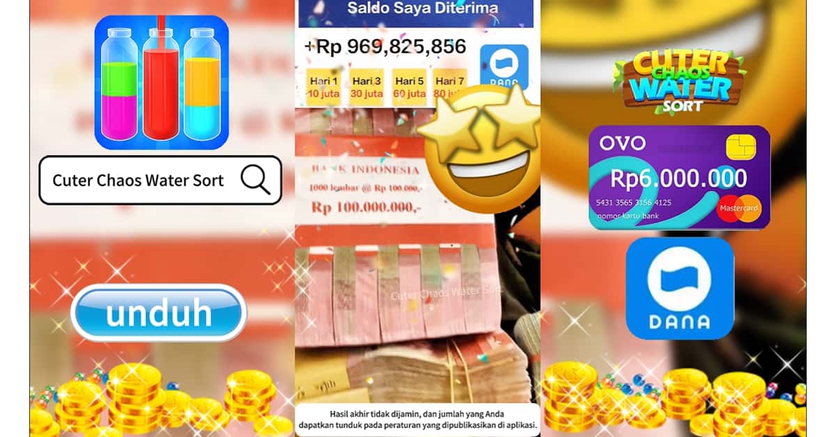 Cuter Chaos Water Sort 广告创意