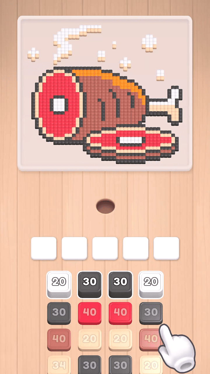 Food Hunt: Pixel Puzzle 广告素材