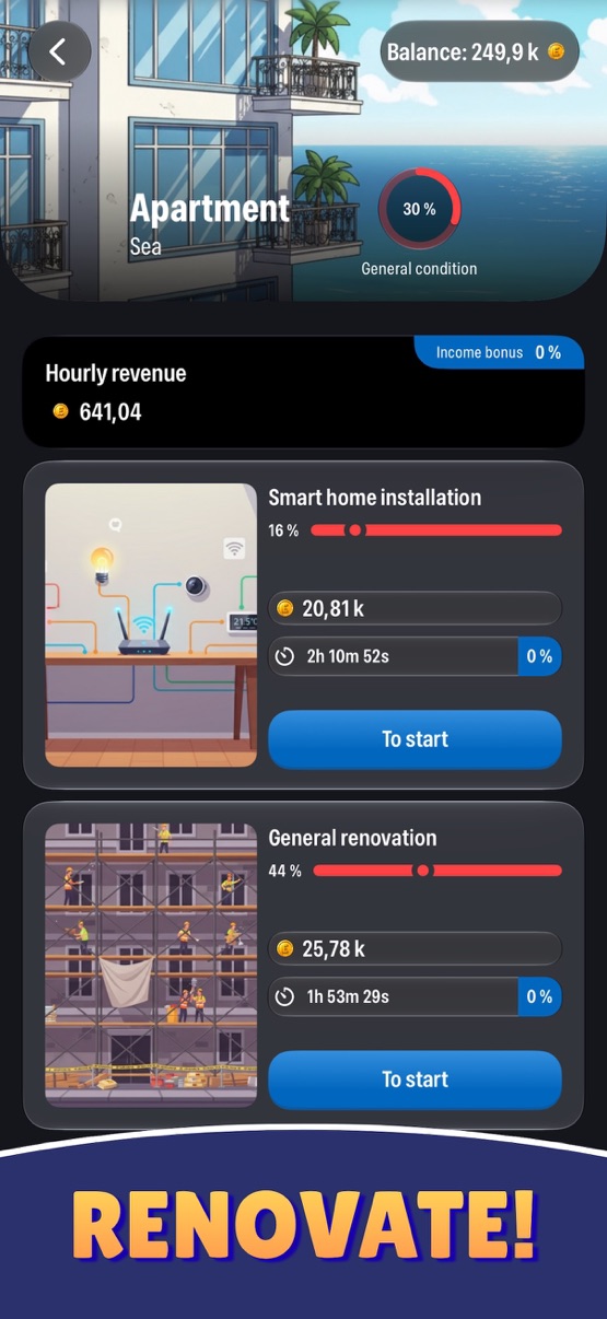 Build Empire: Idle Tycoon ad creative 2