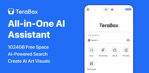 TeraBox: 1TB Cloud & AI Space advertising creative