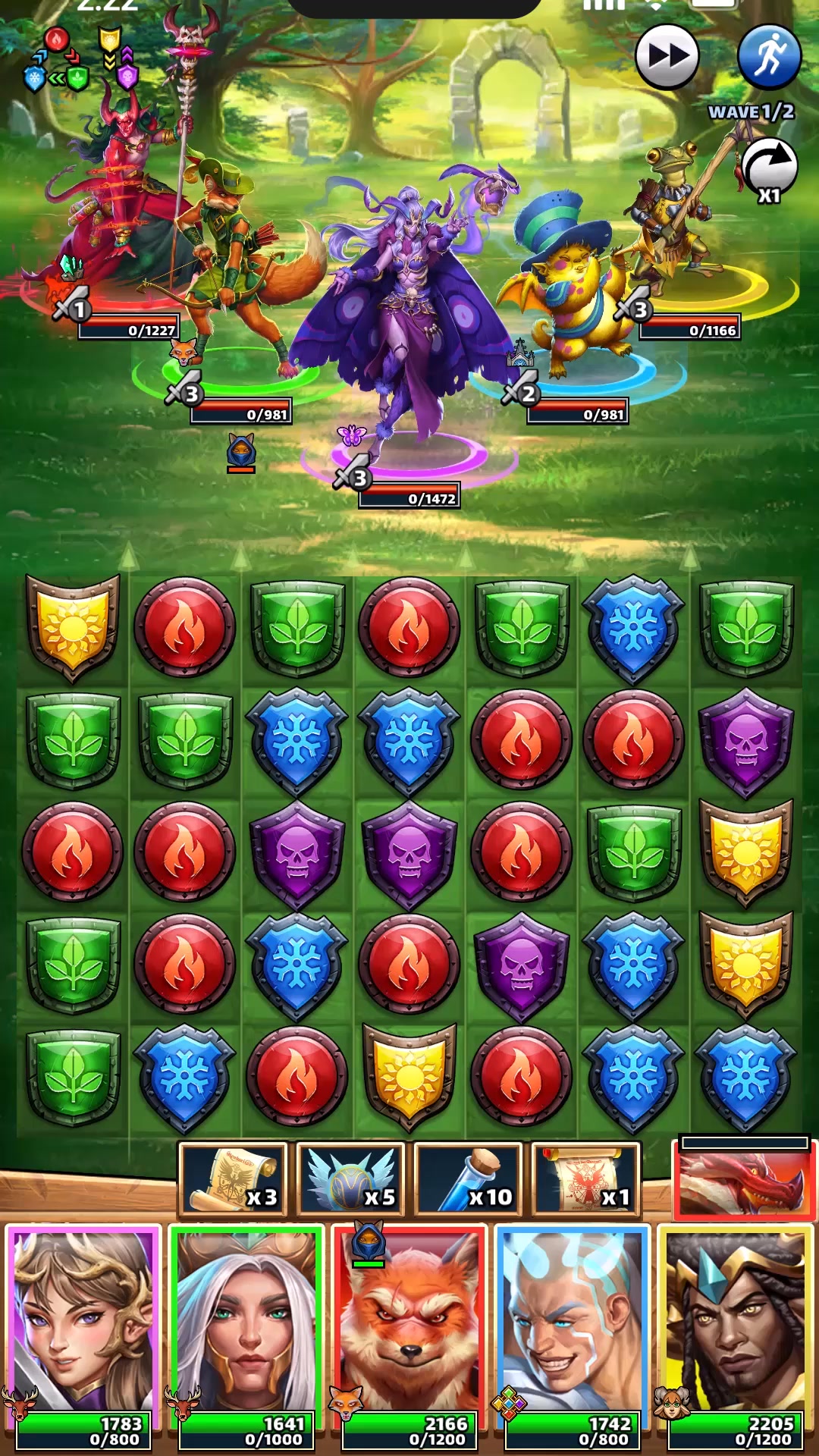 Empires & Puzzles: Match-3 RPG 广告素材