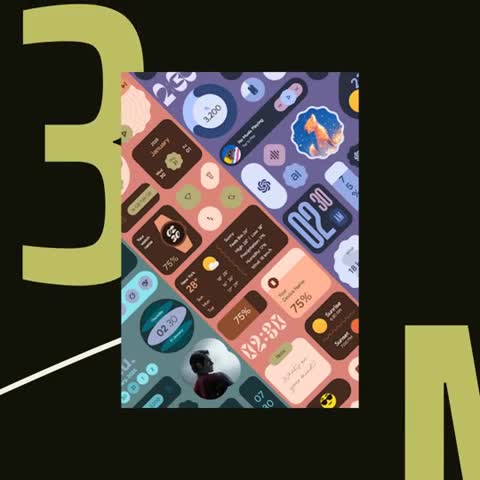Material You Widgets advertising creative