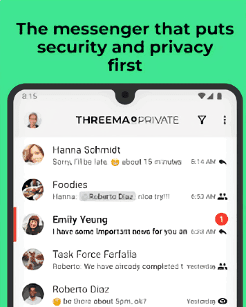 Threema. The Secure Messenger 广告素材