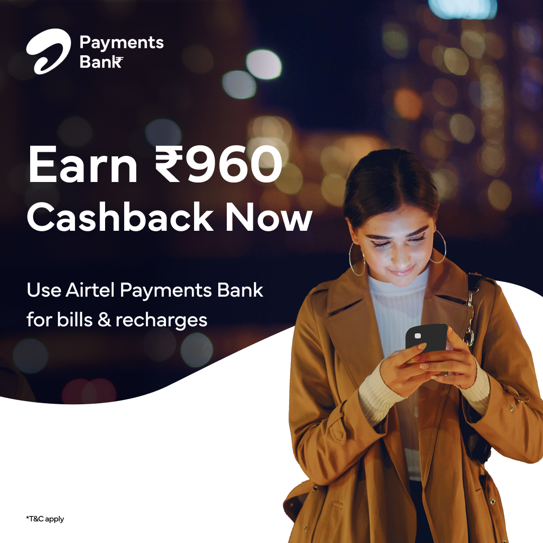 Airtel: Recharge, Bank & Loans advertising creative