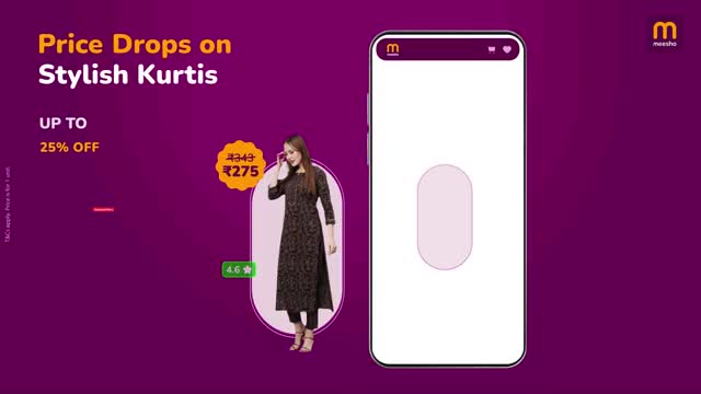 Meesho: Online Shopping 广告素材