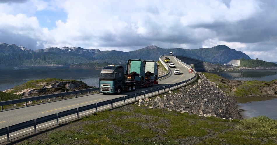 Cargo Truck Simulator Game 3d advertising creative