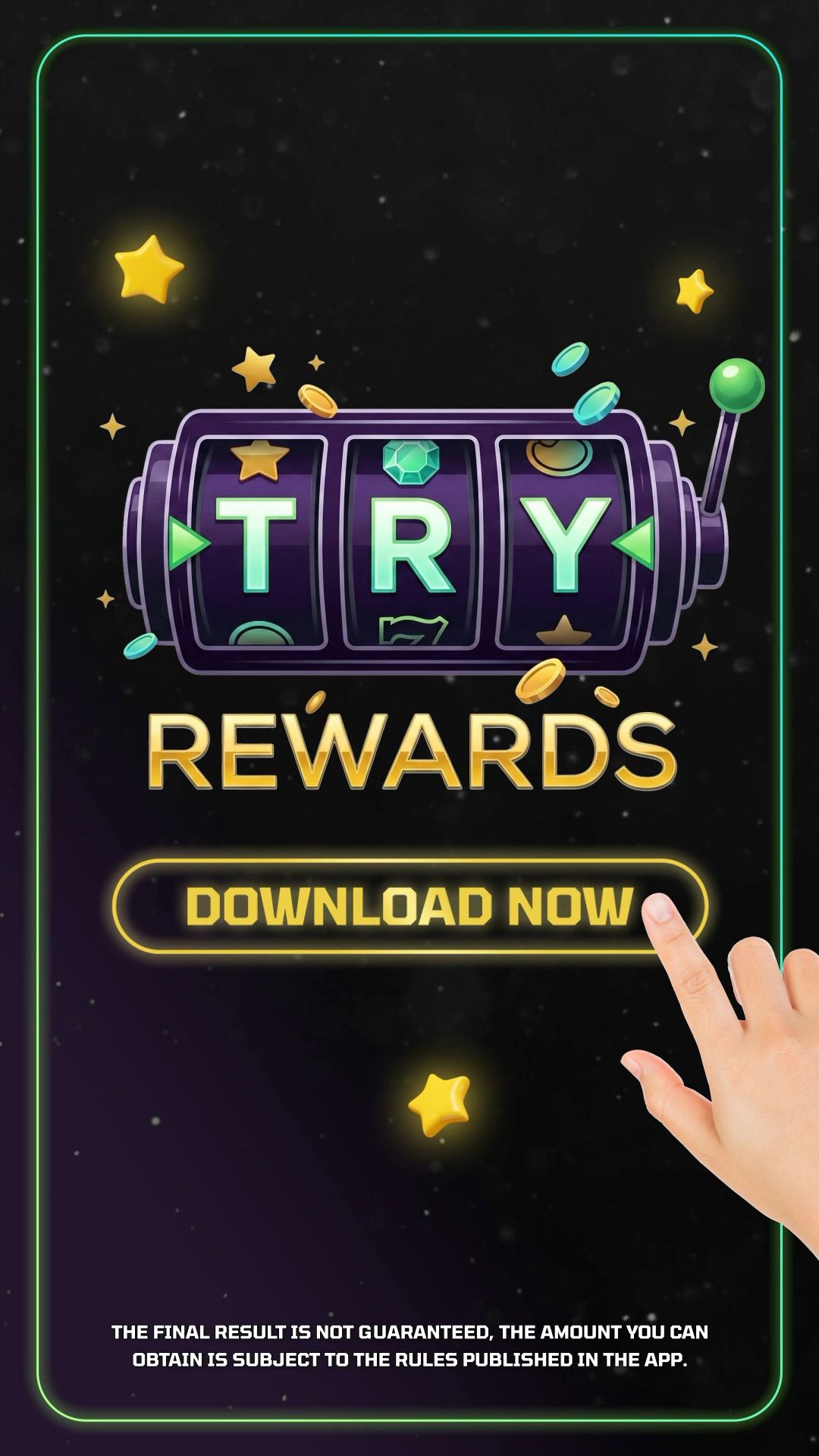 Try Rewards: Play & Earn ad creative