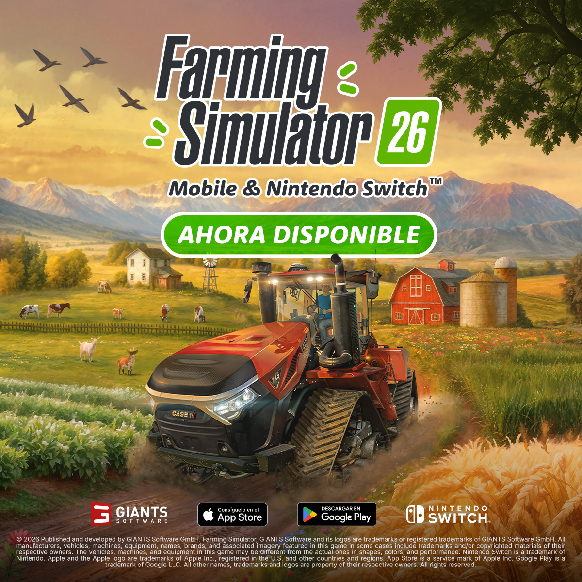 Farming Simulator 26 Mobile 广告素材