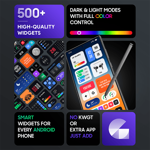 Galaxy Widgets: One UI 广告素材