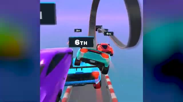 Car Race advertising creative
