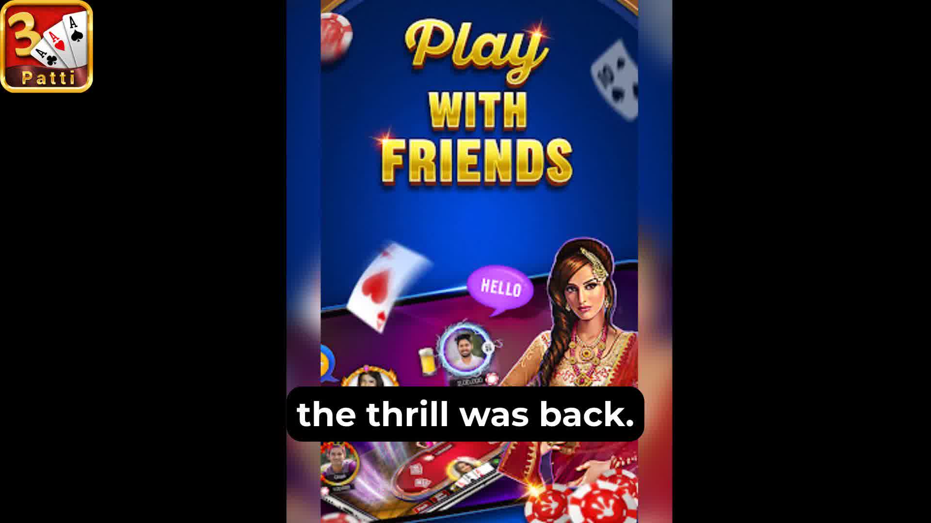 Teen Patti Gold:3 Patti Rummy advertising creative