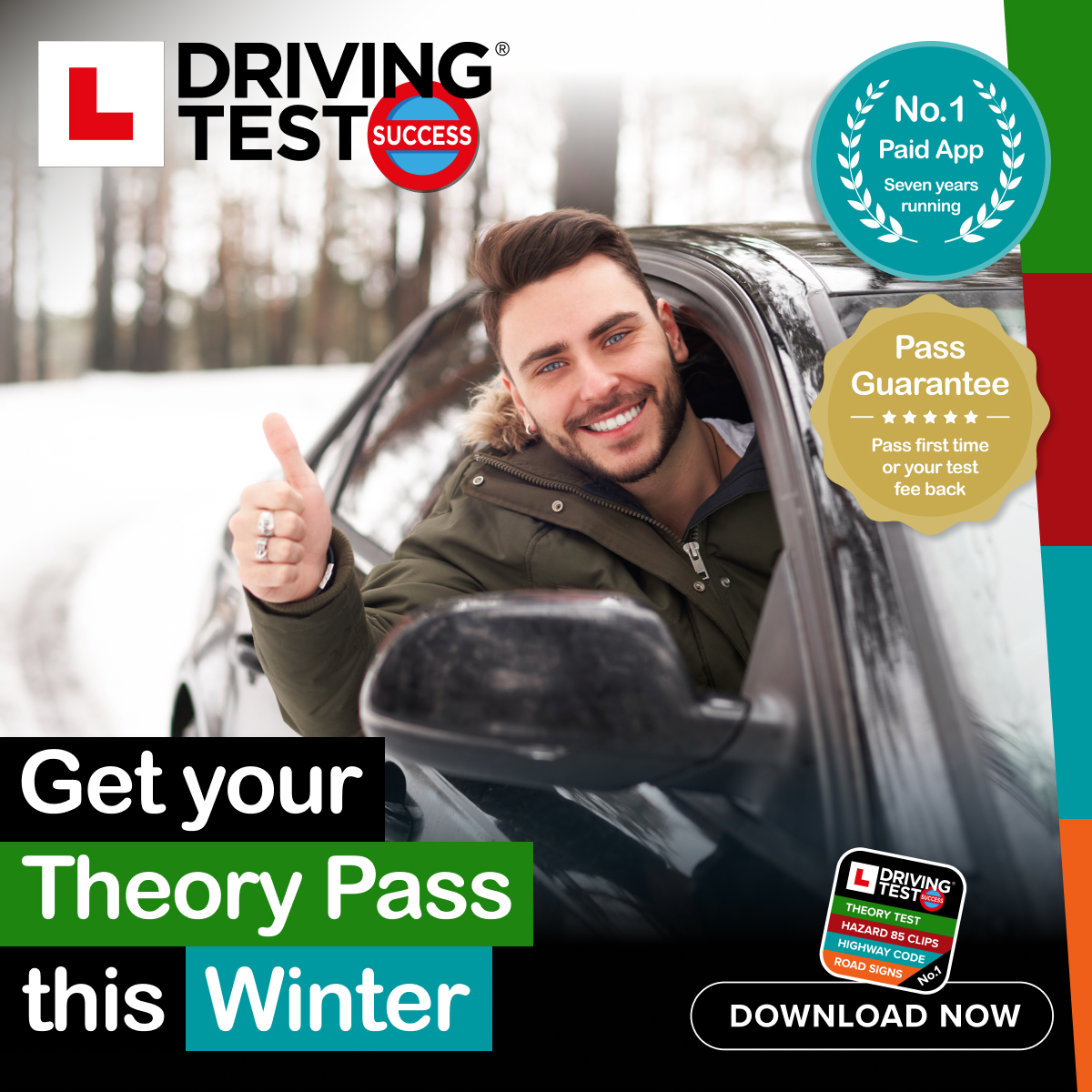 Driving Theory Test 4 in 1 Kit 广告素材