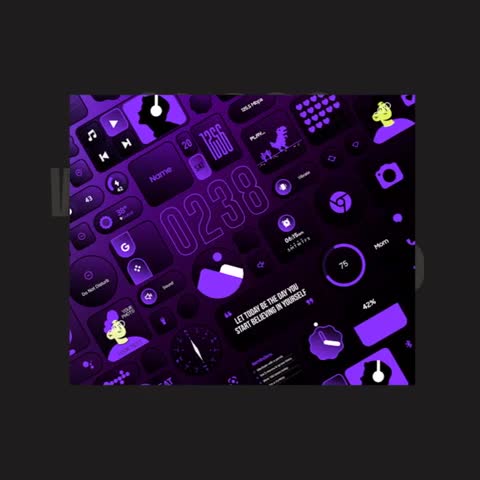 Glass Widgets Pro advertising creative