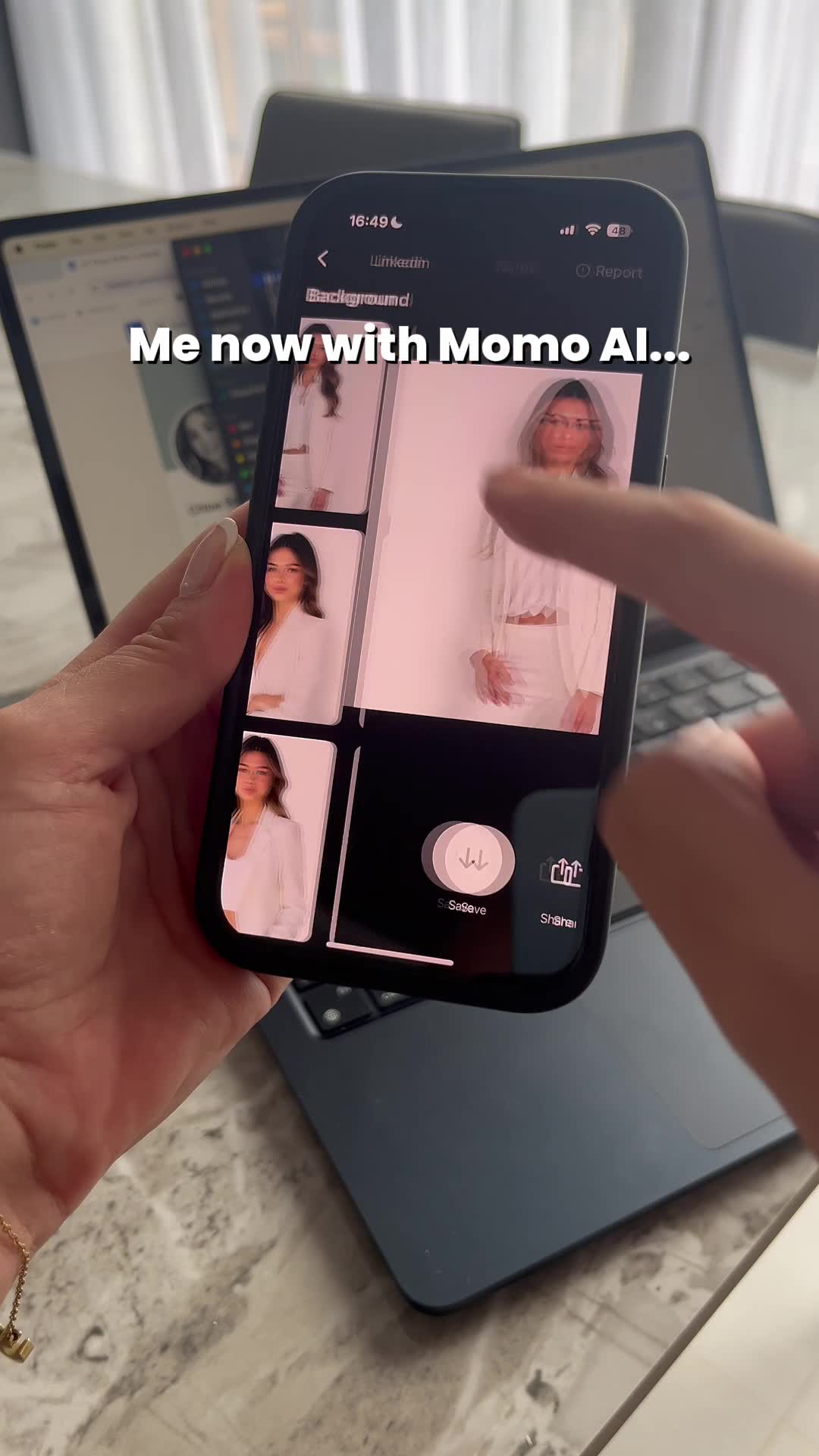 Momo - AI Photo Generator advertising creative