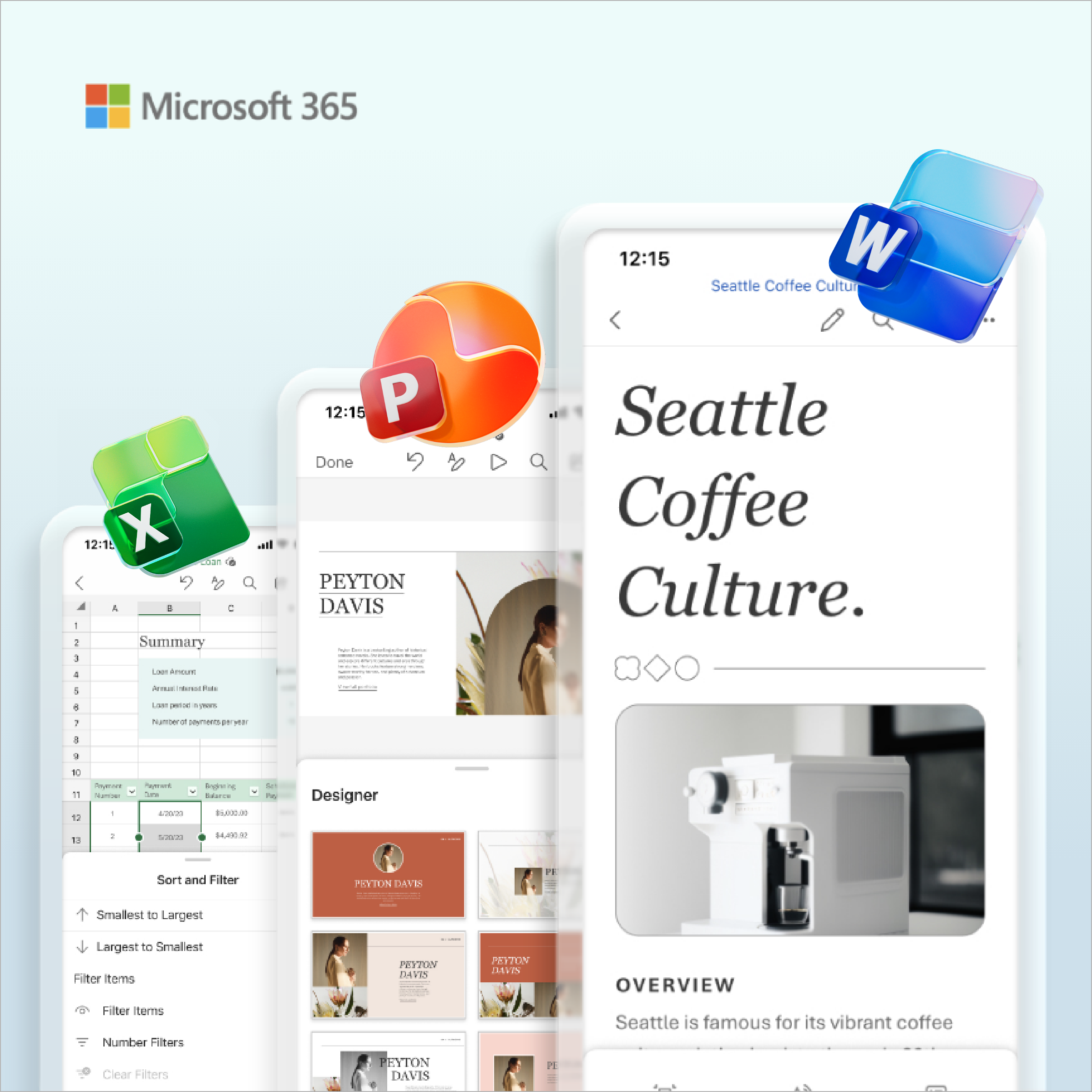 Microsoft Word: Edit Documents 广告素材